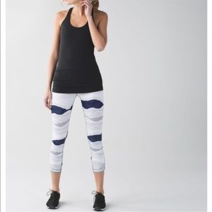 Lululemon True Self Crop in Bleacher Stripe